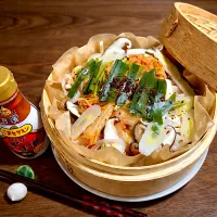 蒸し豚キムチうどん|virginiaさん