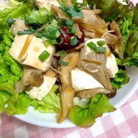 キノコと豆腐あんかけ| ともさん