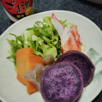 蒸し野菜とカニカマ|由紀子さん