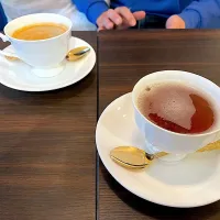 紅茶、コーヒー　@キャトルカフェ|こいちさん