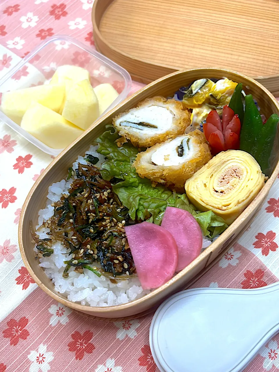 3/10 しそ梅巻ささみフライ弁当|JUNe28さん