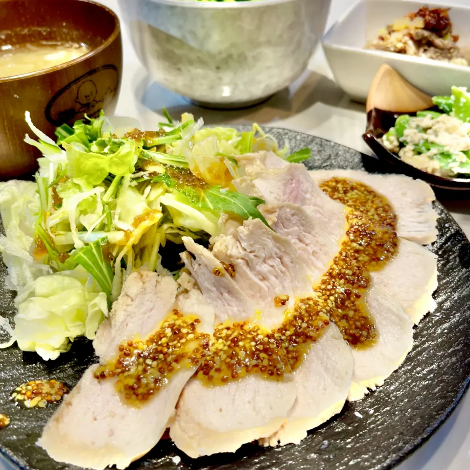 鶏ハムのハニーマスタード|ぎんさん