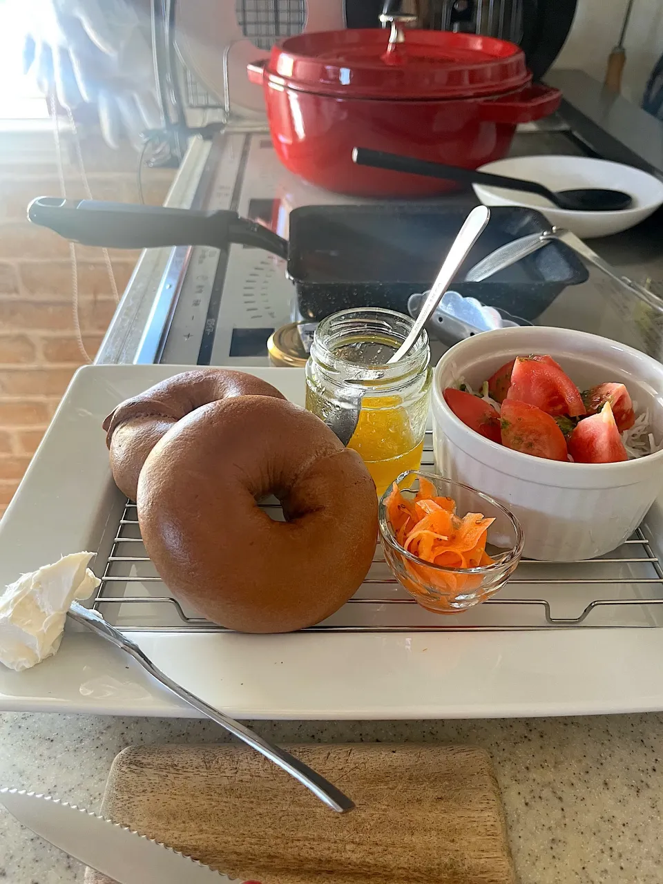 ココアベーグルランチ|chieko ♪さん