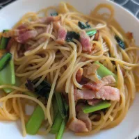 小松菜のペペロンチーノ|naonaoさん