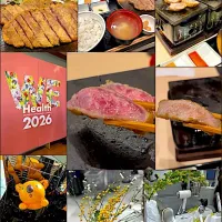 ランチは牛かつ2枚‼️| まなまな♡さん