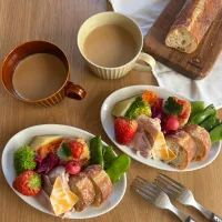 常備菜でおうちカフェランチ(レシピ付き)|mauさん