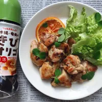 チキンのオレンジ照り焼き