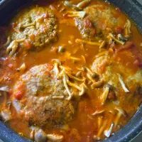 トマト煮込みハンバーグ|MILKYさん