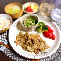 3/10晩ご飯：豚と牛蒡の甘辛炒め| ななみんさん