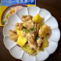 鶏ももポテトのハニーマスタード🍯|いっちゃんさん