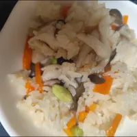 デリッシュキッチンさんの組み合わせを参考にした炊き込みご飯