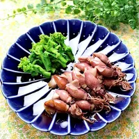 パパ氏さんの料理 ホタルイカの簡単で美味しい食べ方　いつも酢味噌やわさび醤油の方　是非お試しを|めいめいさん