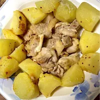 鶏ももポテトのハニーマスタード|ちいこさん