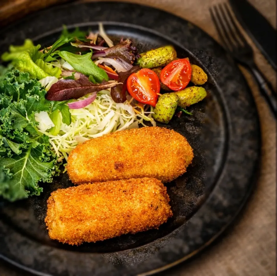 コーンクリームコロッケ|オハナシマンさん