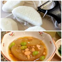 大根の面取りはピーラーで|かっちゃん杉さん