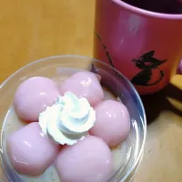 桜餅の白玉ぜんざい| はるみさん