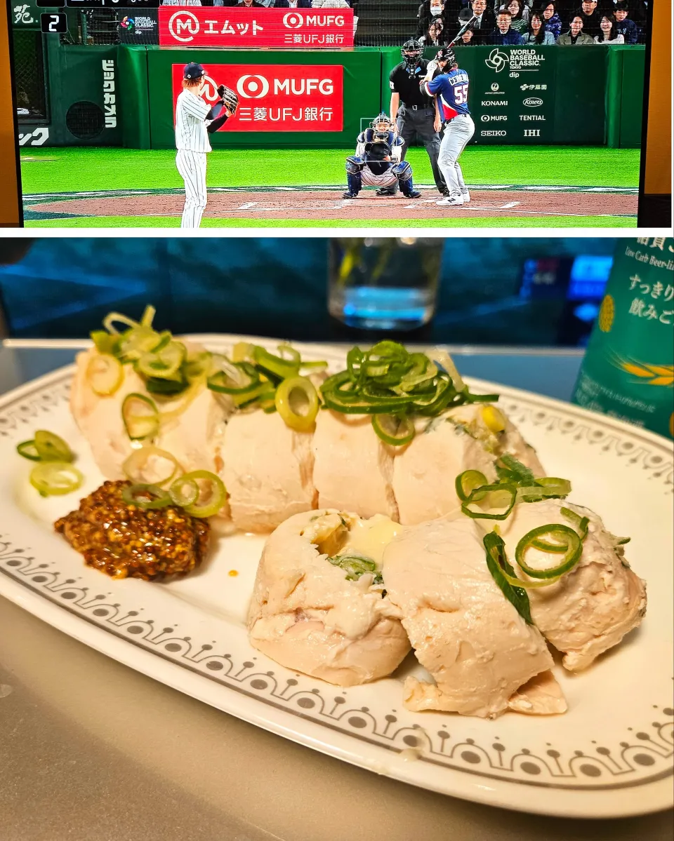 WBCテレビ観戦アラカルトです🍺|motohiroさん