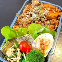 じゃがいもとひき肉のケチャップ炒め弁当|hichanさん