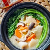 ほかほか💭お野菜たっぷり粕汁🍲|にゃんぺこさん