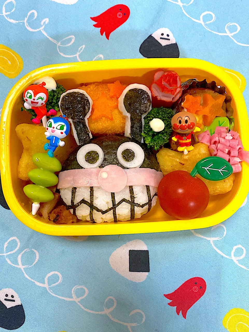 バイキンマン キャラ弁|ちぴまむさん