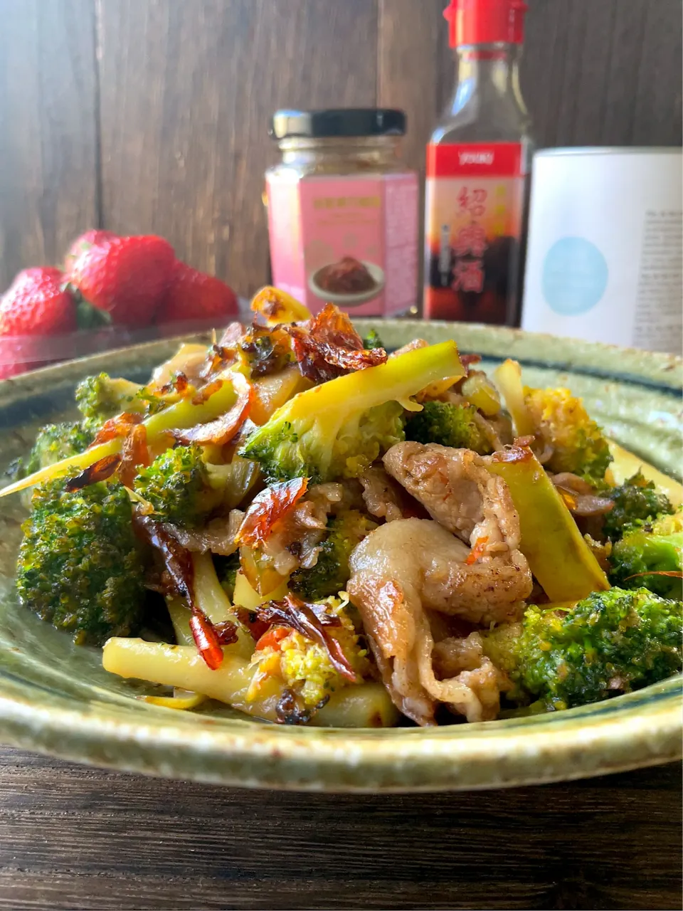 豚肉とブロッコリーの桜エビ醬炒め|9421beruさん