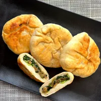 塌菜と搾菜のお焼き|栃倉 直人さん