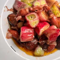 ホタルイカと紫葱のアヒージョ風🦑♡