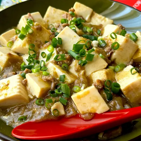 「翡翠麻婆豆腐の素」を使ってみたSnapdishの料理・レシピ写真:翡翠麻婆豆腐💚