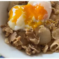 吉野家さんの豚丼温玉🥚付き|ワイントンさん