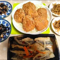 今日は一つだけ、少しの手料理甘味噌胡麻豚カツ|m.rafuさん