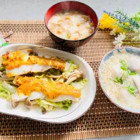 「鱈の味噌マスタード焼き＆里芋のそぼろ餡」|バシュランさん