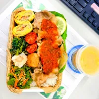 🐷🍅 ローストポークのトマトソース弁当 🍅🐷|TakeBooさん