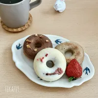 レンコンとバナナでむっちり焼きドーナツ|FIKA789さん