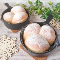 捏ね時間3分＊レンジ発酵で作る
ふわもちはちみつパン