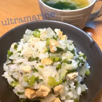 ＊葉も美味しい大根もち麦炒飯♬＊|ultramarineさん