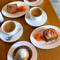 SANT　マサラチャイ ケークサレ キャロットケーキ カルダモンカスタードプリン|四天王さん