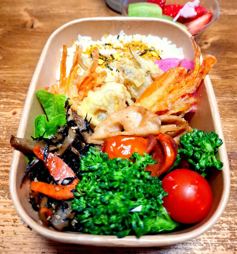 ︎🌟ごぼう天弁当︎🌟|ゆきさんさん