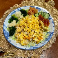 豚冷しゃぶ＊ゆで卵＊しいたけ茶| henryさん