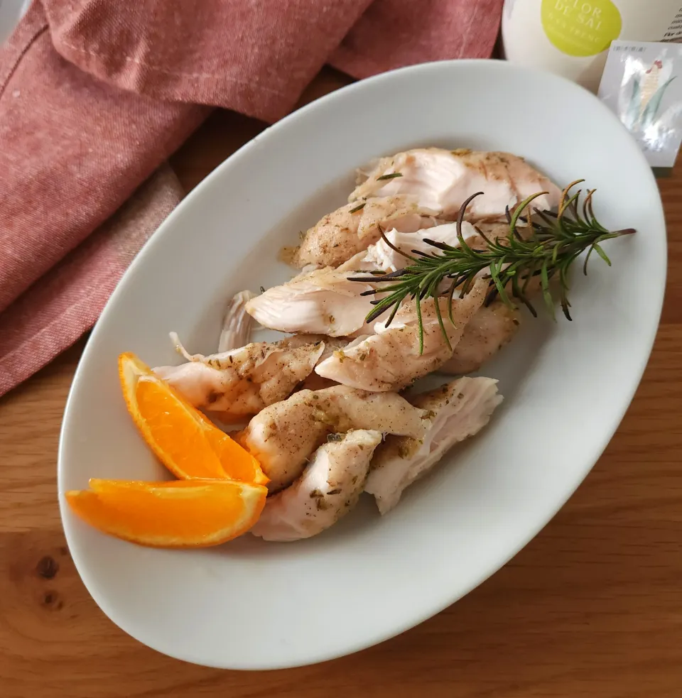 鶏ササミでサラダチキン|ナオミさん