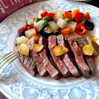 野菜が主役のミニステーキ🥩|とんちんさん