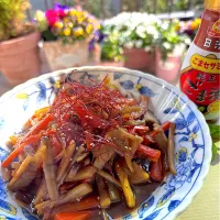 4色きんぴら*ごま油|シュトママさん