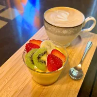 なんちゃってプリンアラモード|かっちゃん杉さん