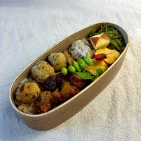 枝豆の串刺し|かっちゃん杉さん