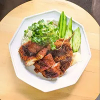 アジフライ＆チキンカツ|mi_neneco♪さん