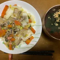 昼食　焼きうどん　あんかけ風|ATさん
