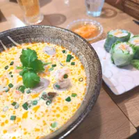 息子とのLaunchデートin　オシャ〜タイ料理〜　トムヤムクンヌードル