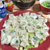 焼売と茄子のレンジ蒸し|みったんさん