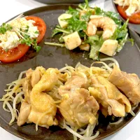 チキンステーキ×夕ご飯|かなんさん