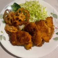 今夜は豚肉のパン粉焼き|めんちゃんさん