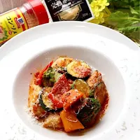 鶏ムネ肉と野菜のトマト煮込み|めいめいさん